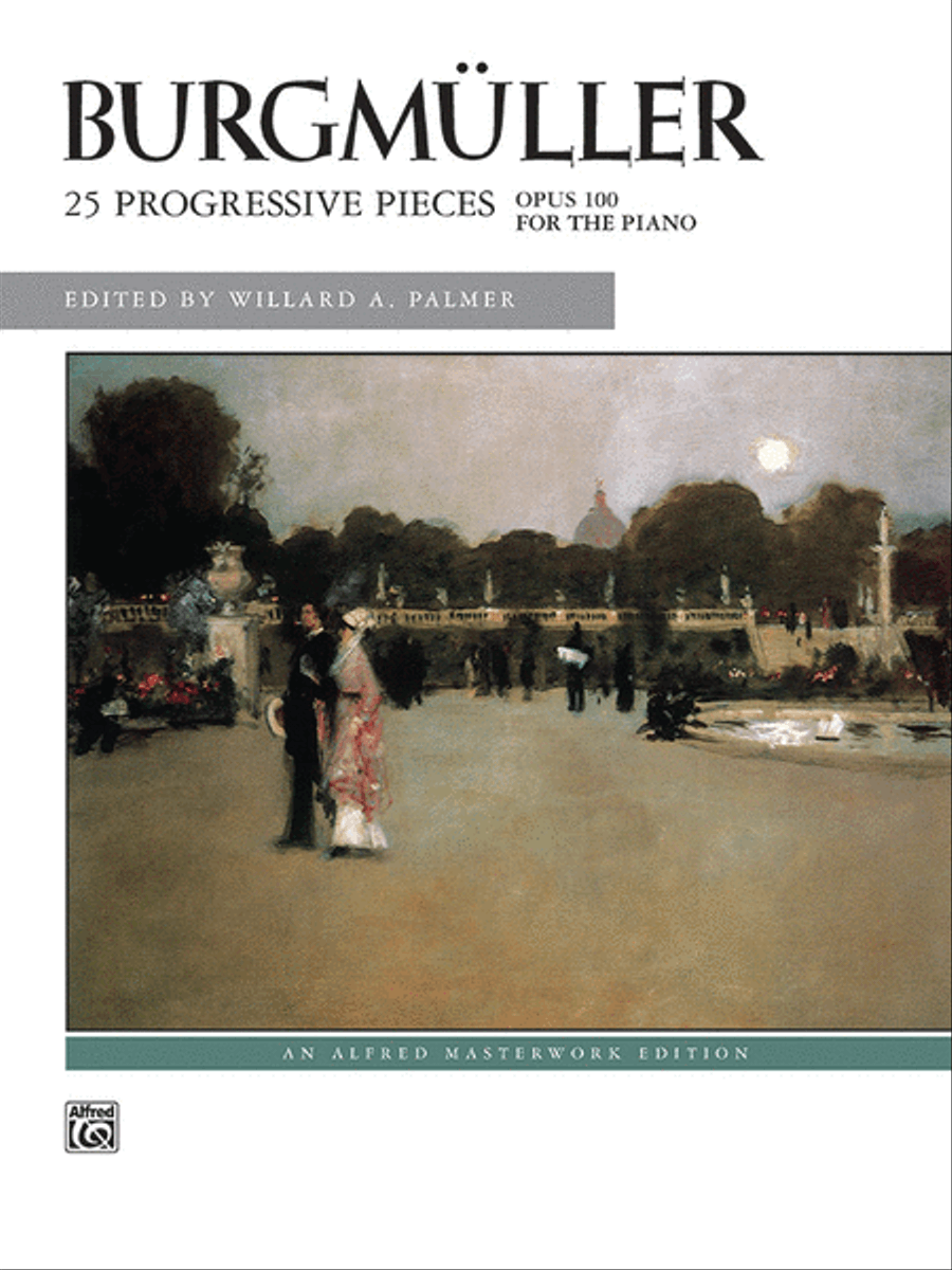 Burgmüller -- 25 Progressive Pieces, Op. 100 Piano Solo scores gallery preview page 1