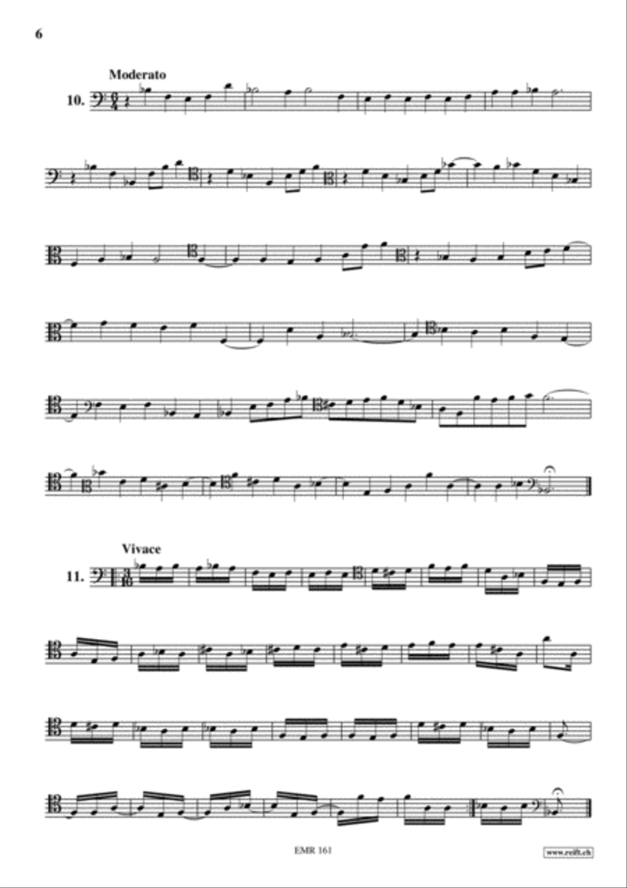 Studies in all Clefs Trombone Solo scores gallery preview page 6