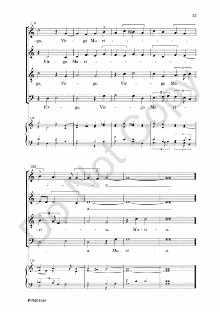 Salve Regina 4-Part scores gallery preview page 17