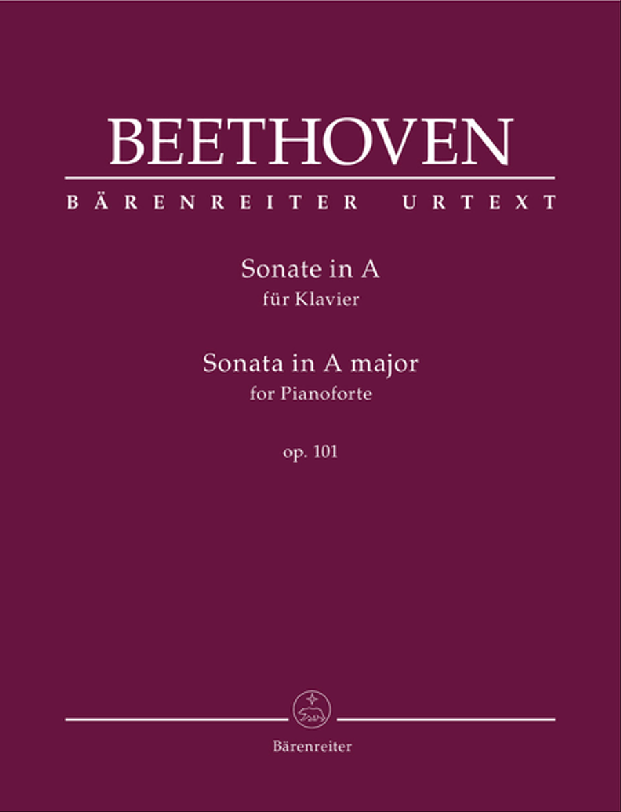 Sonata for Pianoforte A major op. 11 Piano Solo scores gallery preview page 1