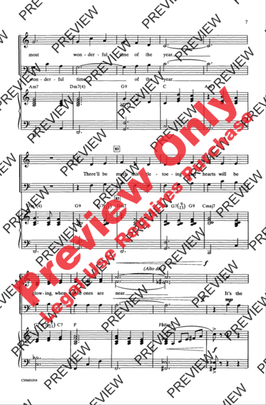 It's the Most Wonderful Time of the Year 3-Part scores gallery preview page 7