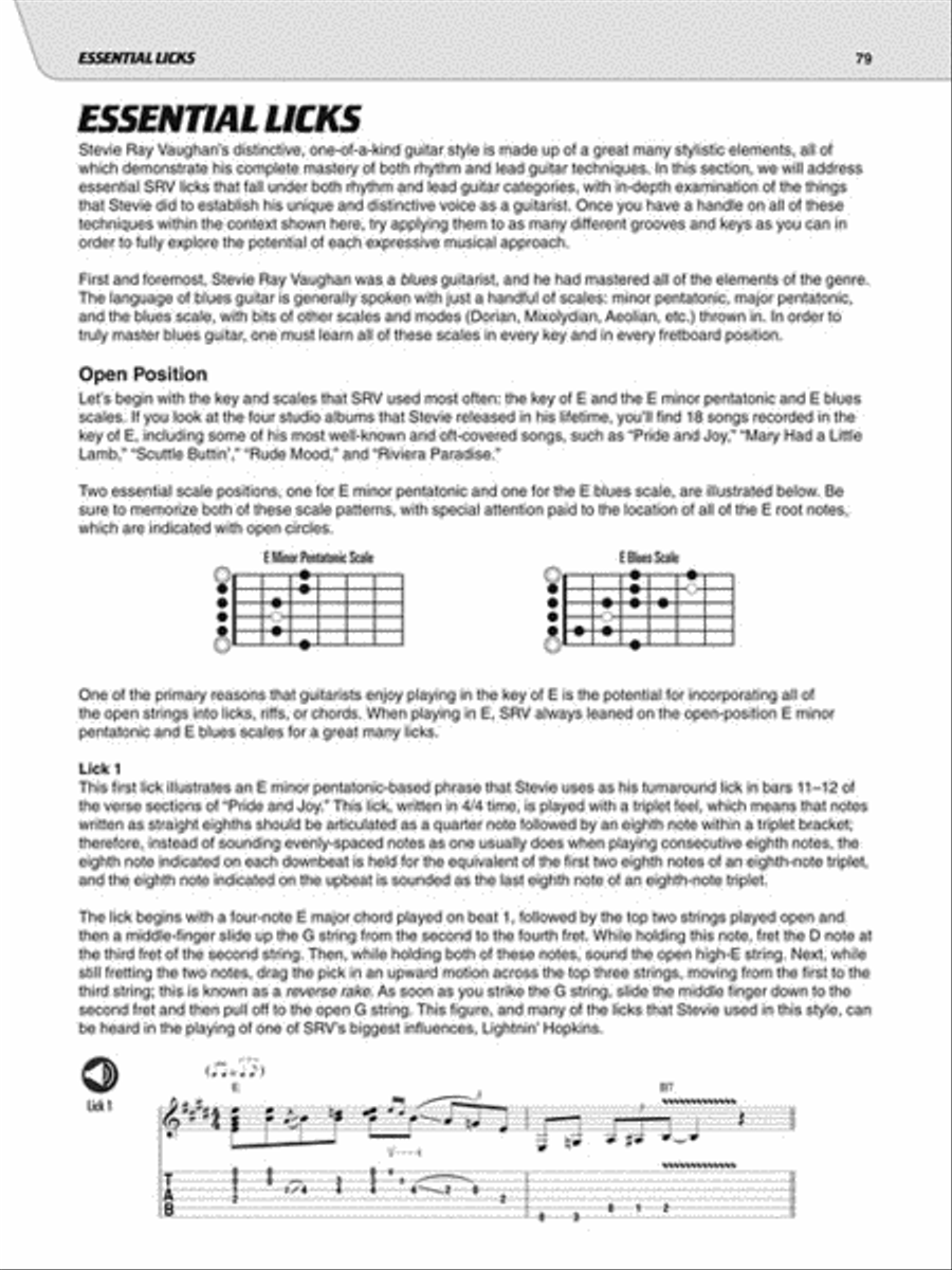 Play like Stevie Ray Vaughan Guitar scores gallery preview page 5