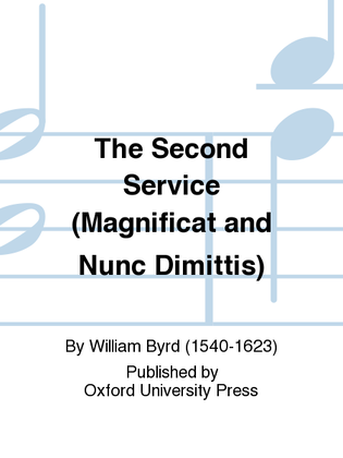 Book cover for The Second Service (Magnificat and Nunc Dimittis)