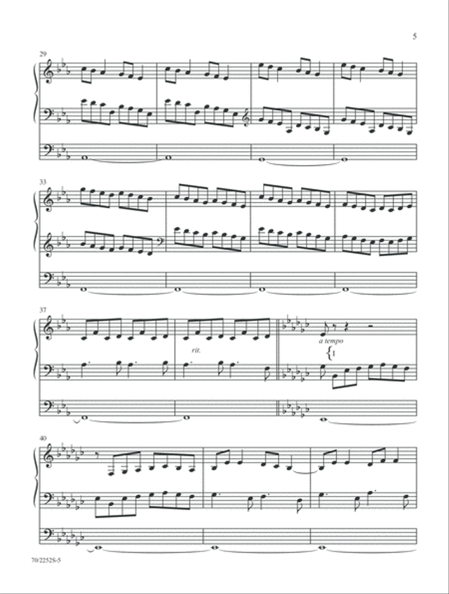 To Hear the Angels Sing Organ scores gallery preview page 5