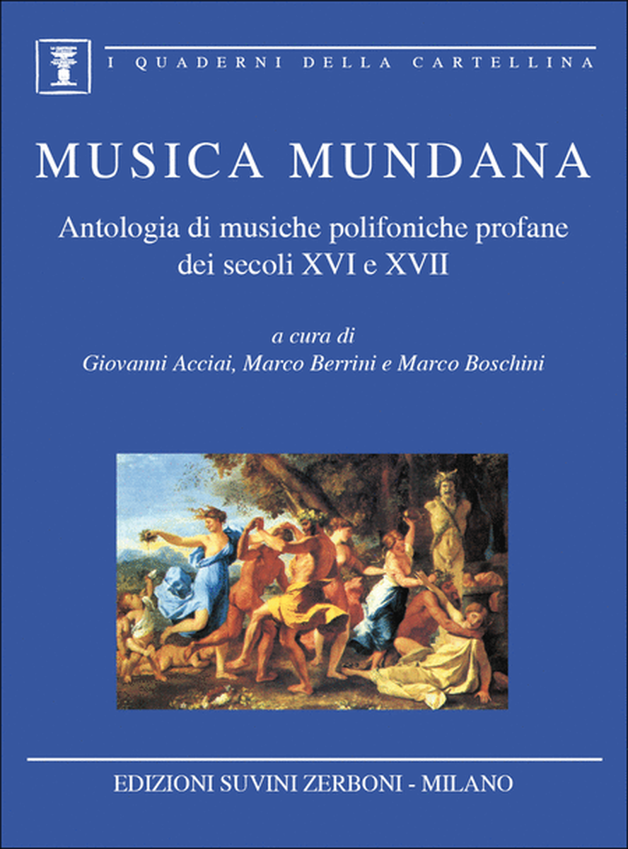 Musiche Polifoniche Profane Dei Secoli XVI e XVII
