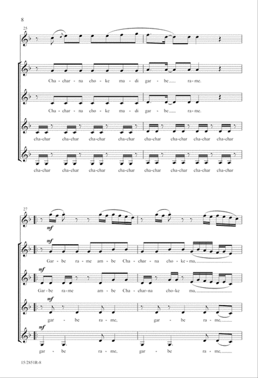Garbe rame (Dancing With Gourds) SSAA scores gallery preview page 9