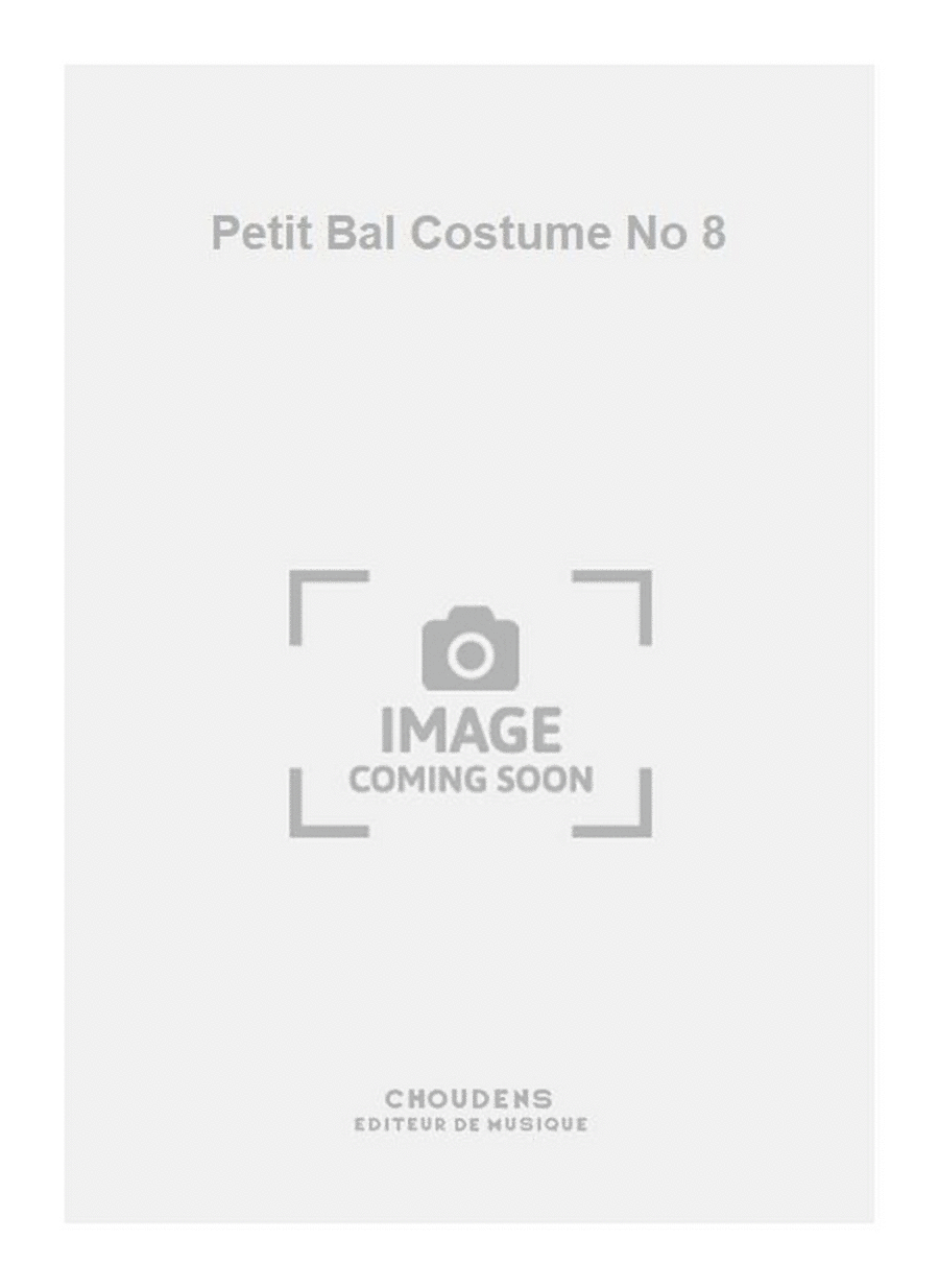 Petit Bal Costume No 8 Piano Solo scores gallery preview page 1
