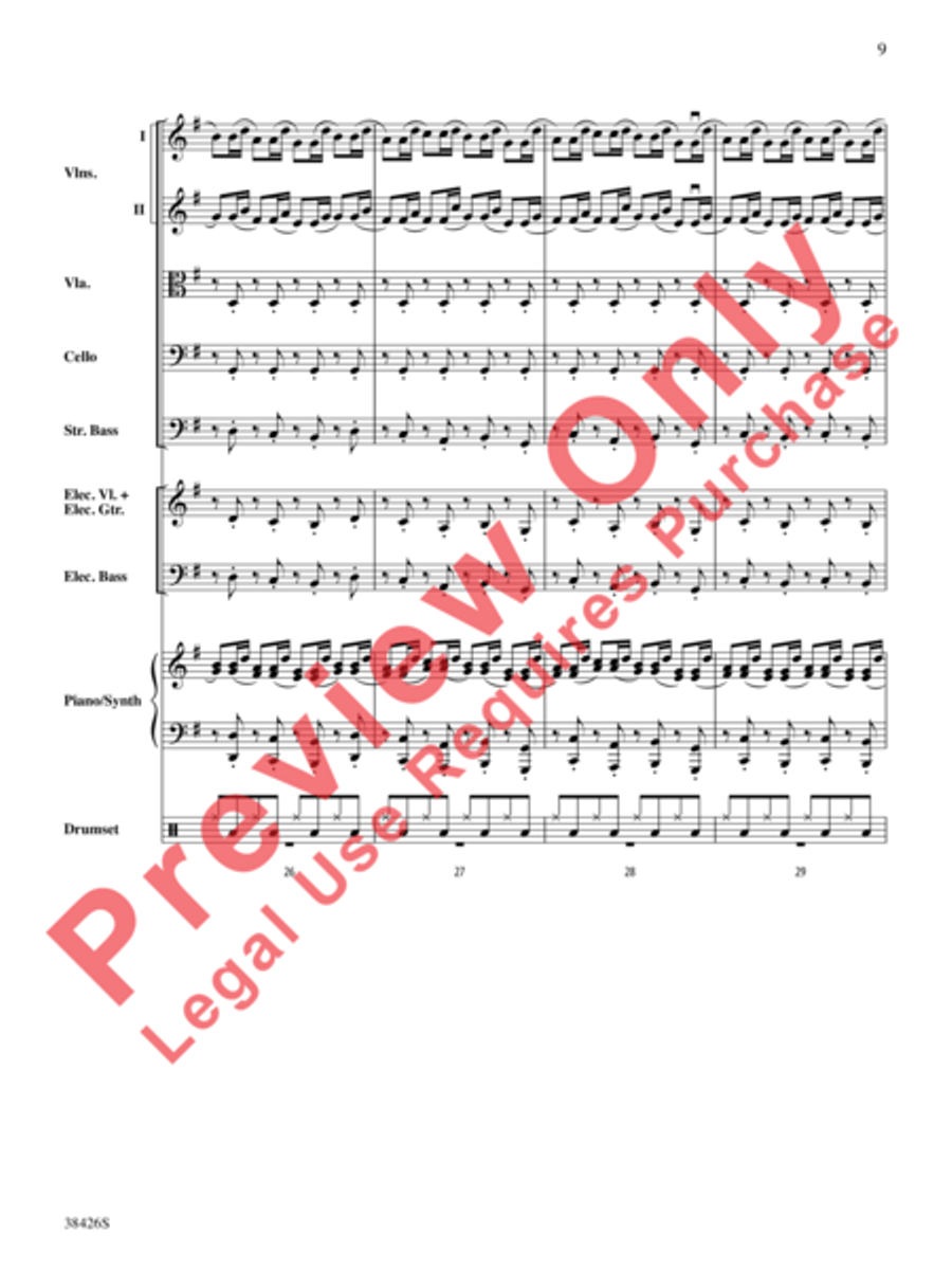 A Mad Russian's Christmas String Orchestra scores gallery preview page 10