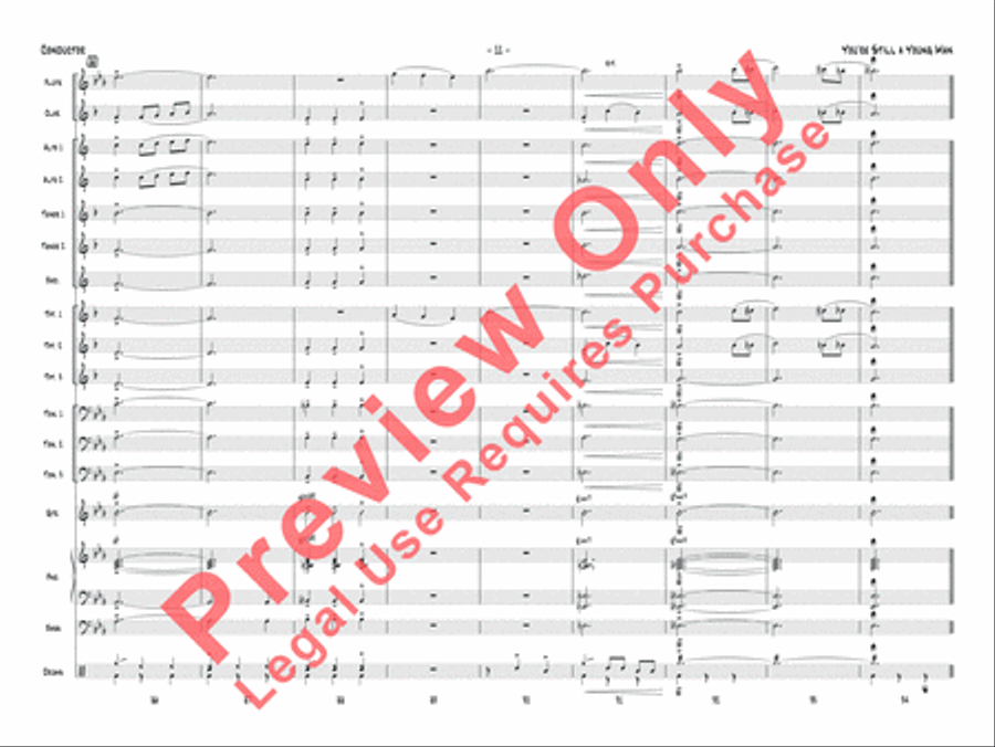 You're Still a Young Man Jazz Ensemble scores gallery preview page 12
