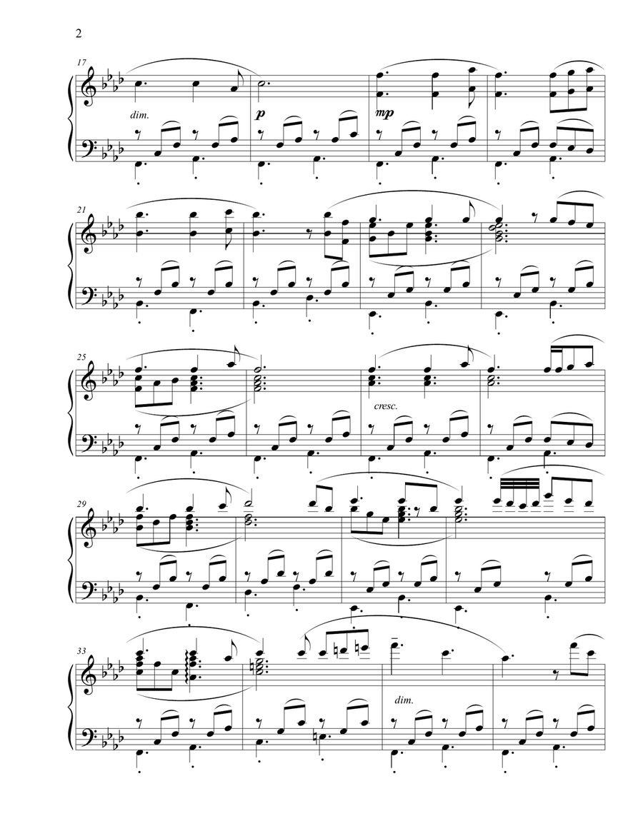 How to say that I love you Piano Solo scores gallery preview page 2