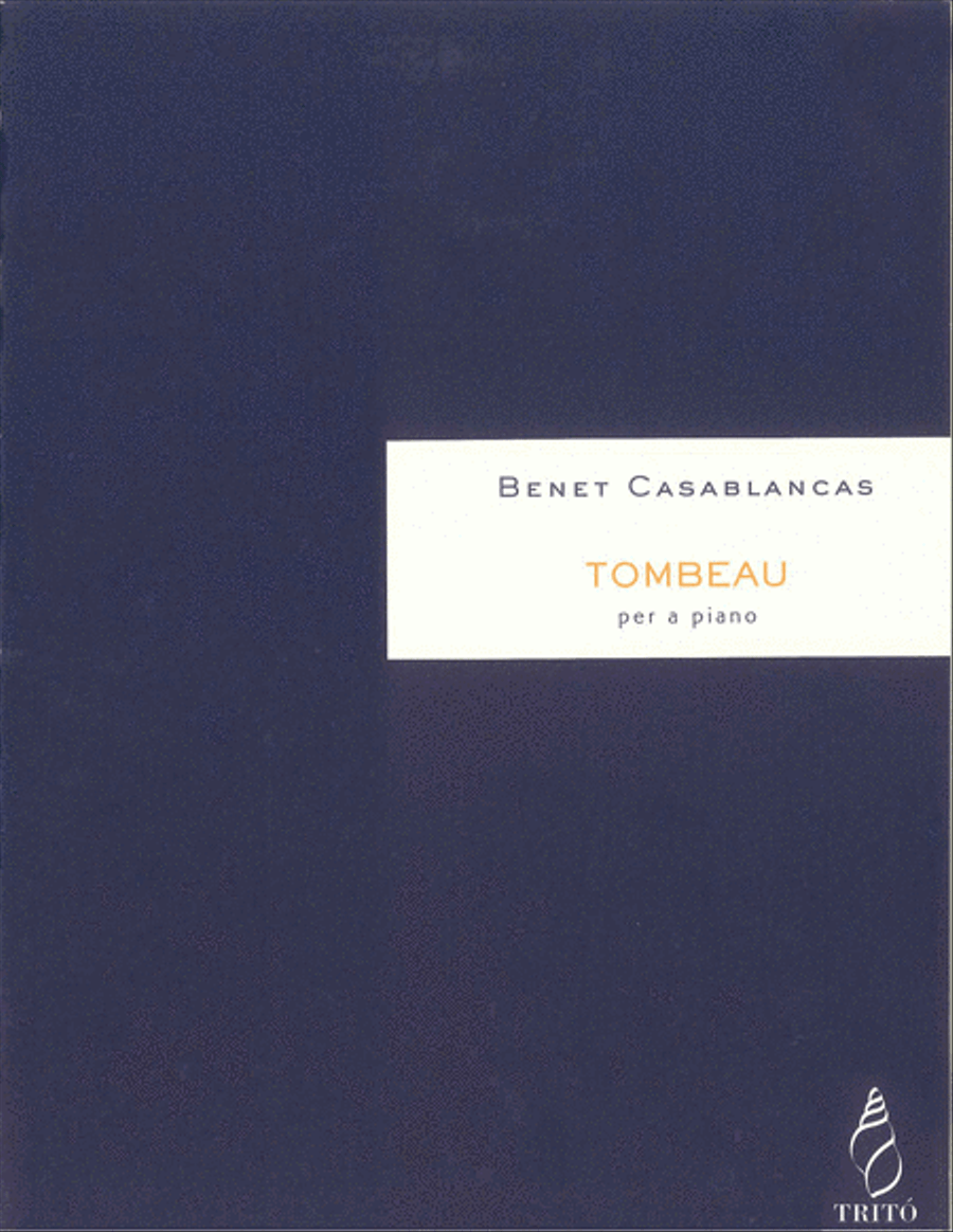 Tombeau Piano Solo scores gallery preview page 1
