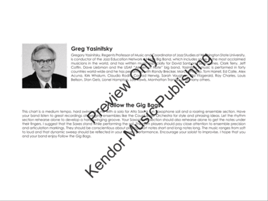 Bossa Doce Bossa Doce Jazz Ensemble scores gallery preview page 3