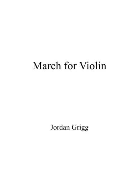 March for Violin image number null