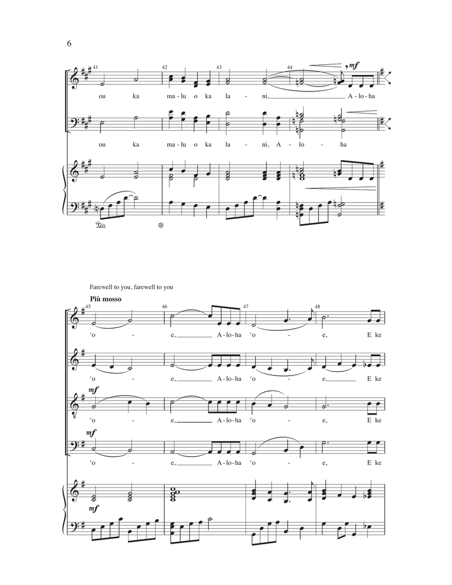 Mahalo Piha (A Medley of 