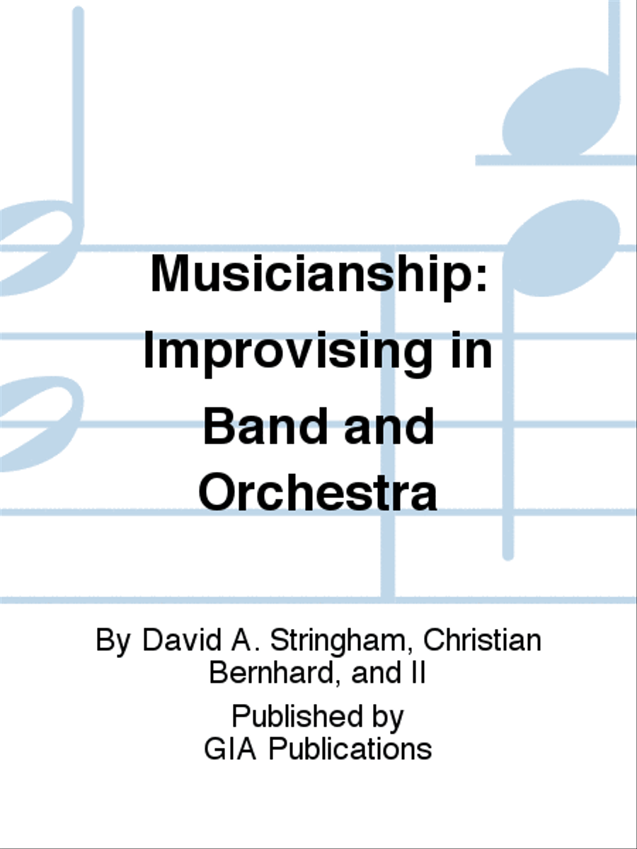 Musicianship: Improvising in Band and Orchestra School and Community scores gallery preview page 1