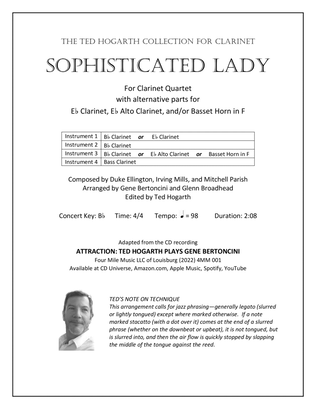 Book cover for Sophisticated Lady