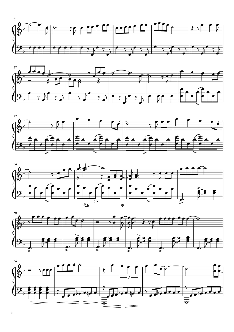 Marry You Marry You Piano Solo scores gallery preview page 3