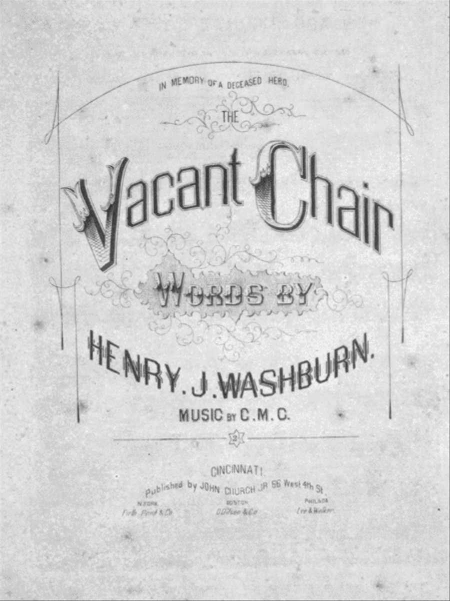 The Vacant Chair Voice scores gallery preview page 1