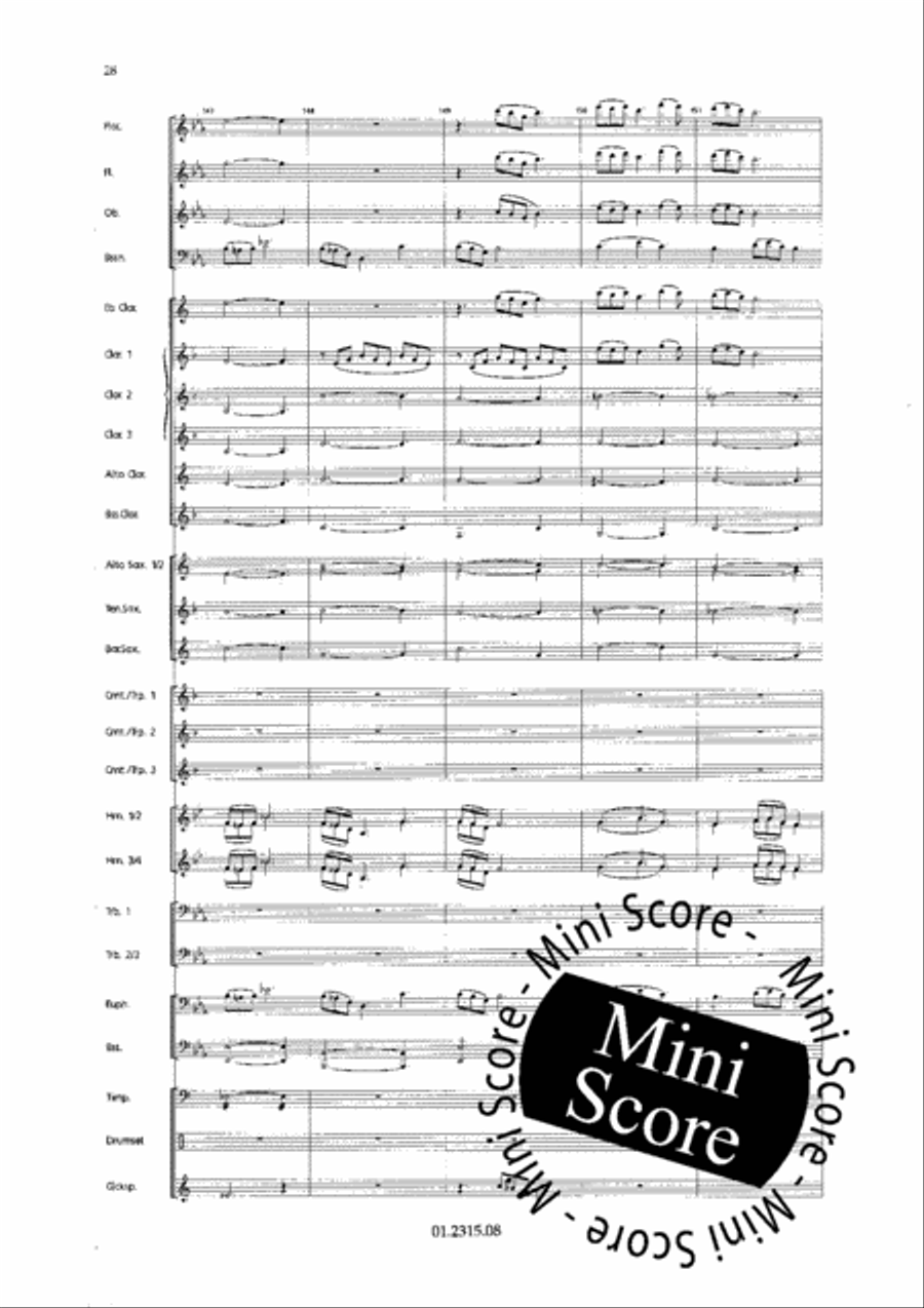 A Tribute to Stephen Foster Concert Band scores gallery preview page 32