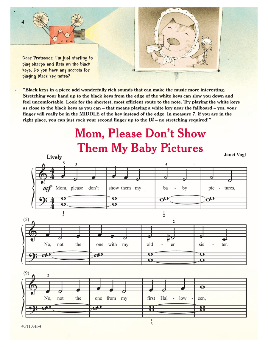 Ask the Professor - Level 1B (Digital Download) Piano Method scores gallery preview page 4
