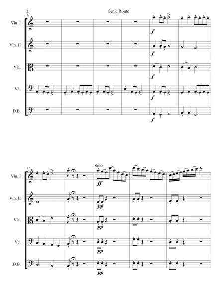 Scenic Route- Conductor Score