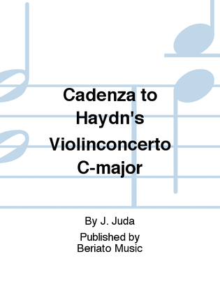 Cadenza to Haydn's Violinconcerto C-major