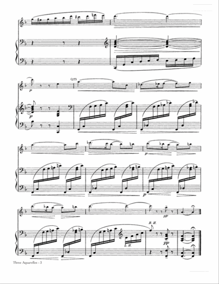 Three Aquarelles School and Community scores gallery preview page 3