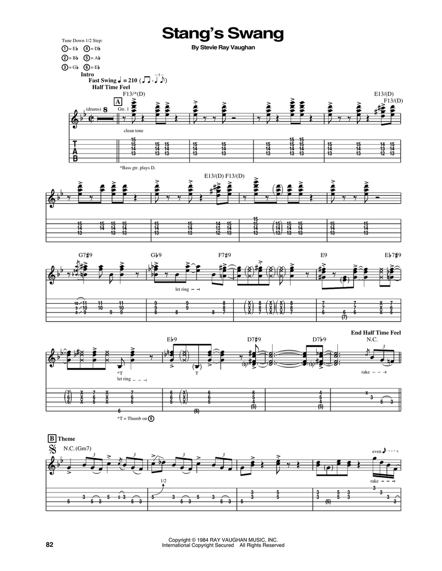 Stang's Swang Acoustic Guitar scores gallery preview page 1