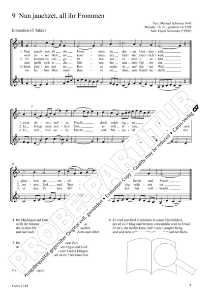 Chorbuch zum EG: K/F (ab 10 Ex)