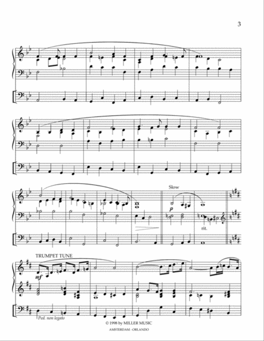 Holy Holy Holy Holy Holy Holy Organ scores gallery preview page 3