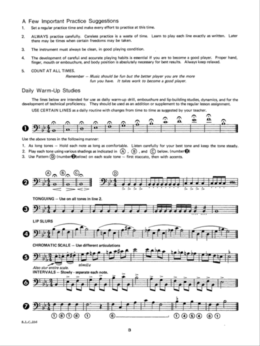 Student Instrumental Course Trombone Student Baritone Horn scores gallery preview page 2
