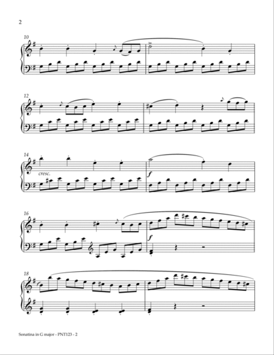 Sonatina Opus 36, Number 5 Piano Method scores gallery preview page 2