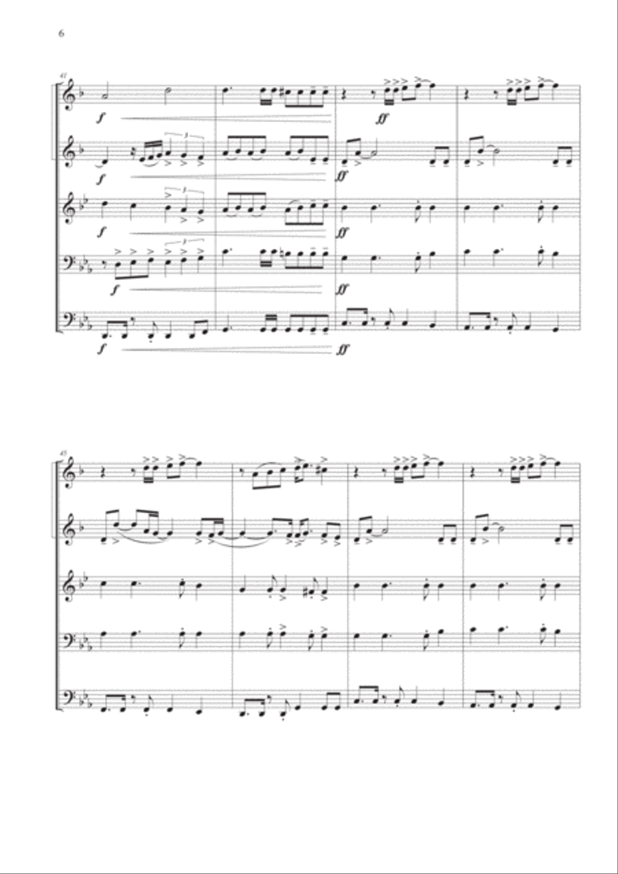 Skyfall Brass Ensemble scores gallery preview page 6