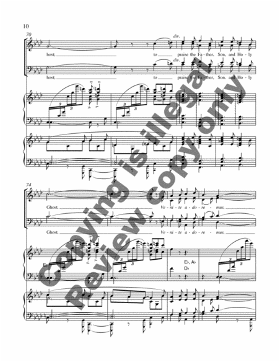 The Snow Lay on the Ground 4-Part scores gallery preview page 17