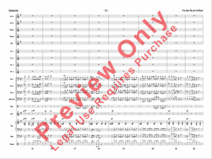 It's Not Polite to Point Jazz Ensemble scores gallery preview page 23