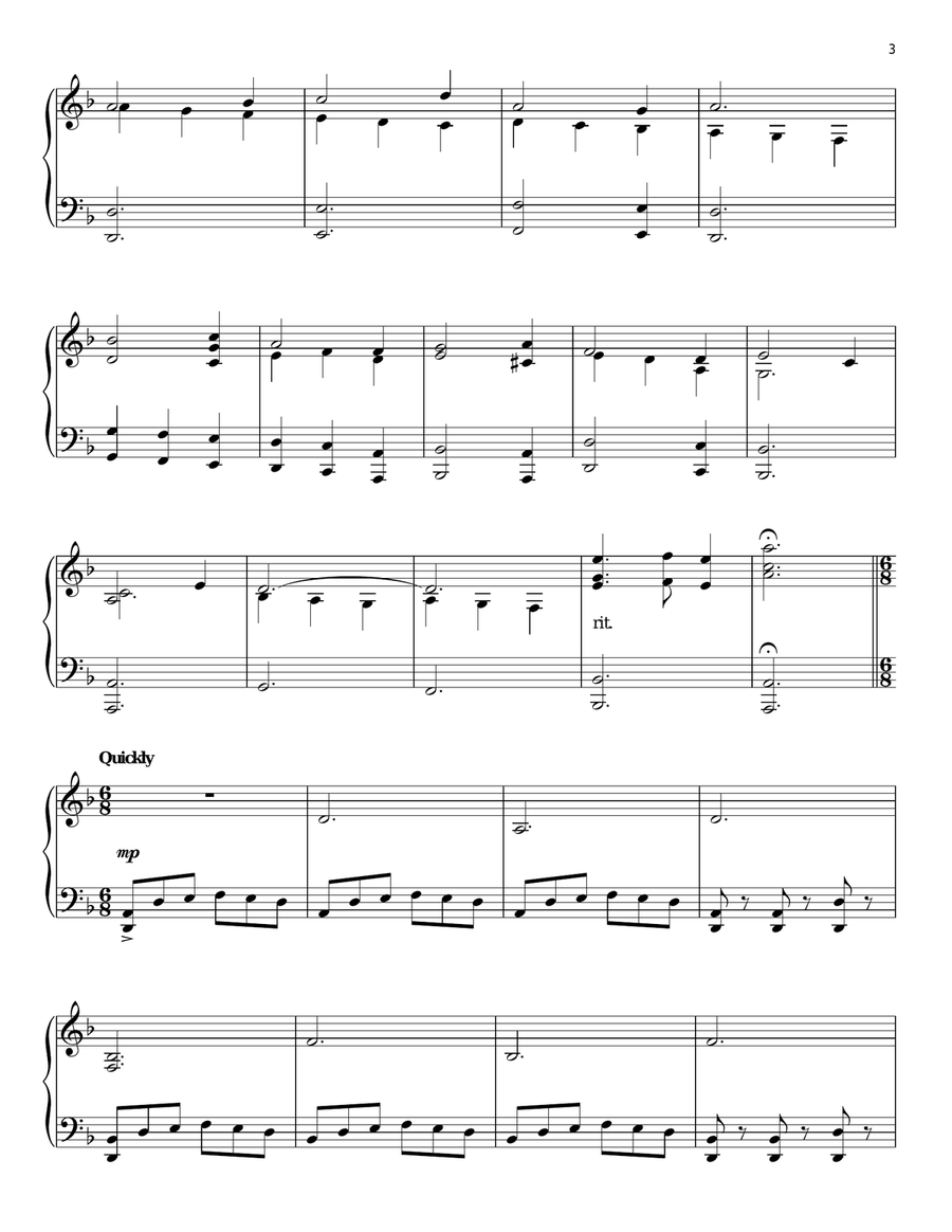 At Wit's End (from Pirates Of The Caribbean: At World's End) Piano Solo scores gallery preview page 3