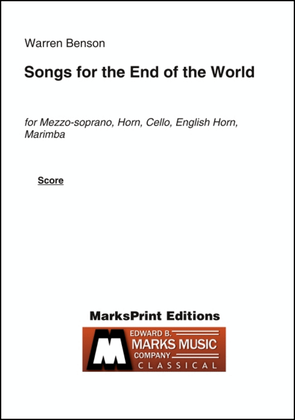 Songs for the End of the World (Score)