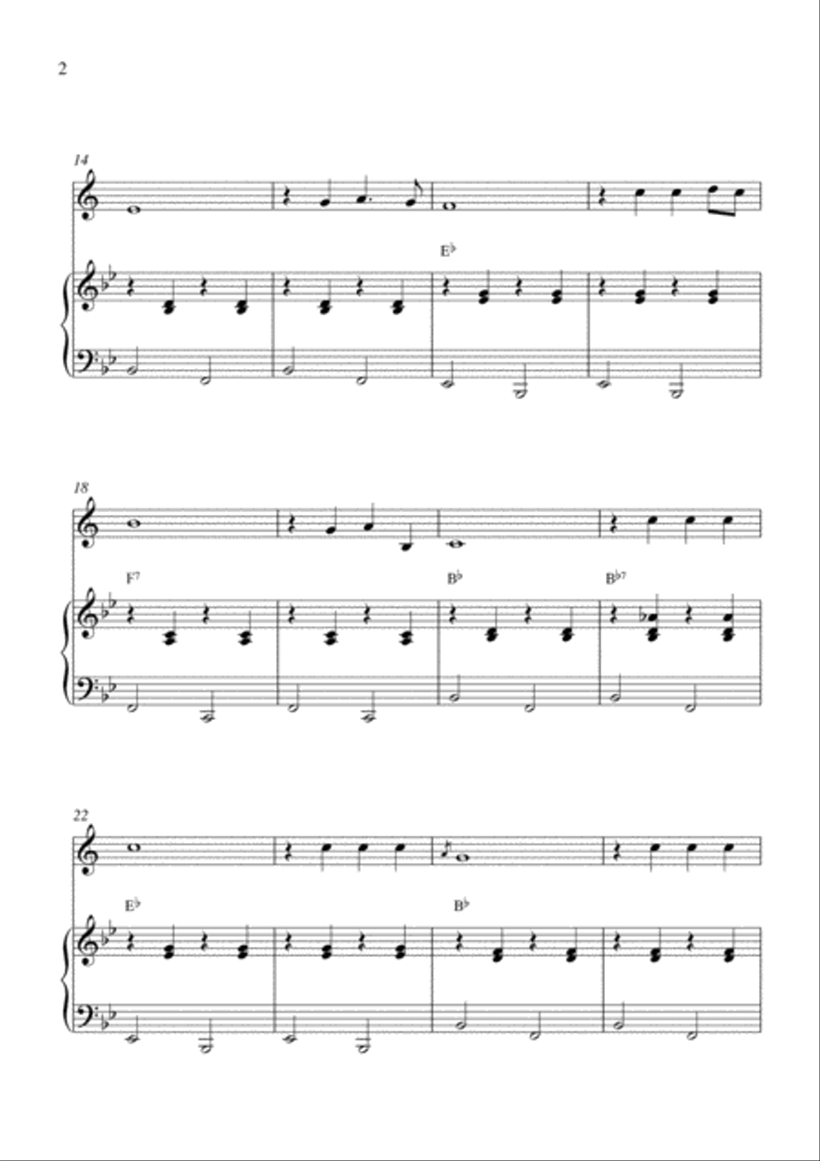 Your Cheatin' Heart Trumpet Solo scores gallery preview page 2