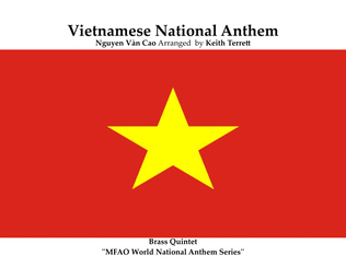 Book cover for Vietnamese National Anthem for Brass Quintet