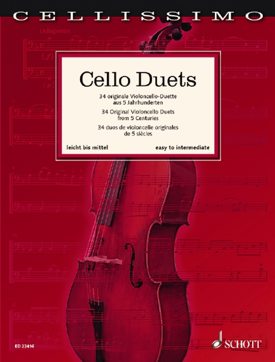 Book cover for Cello Duets