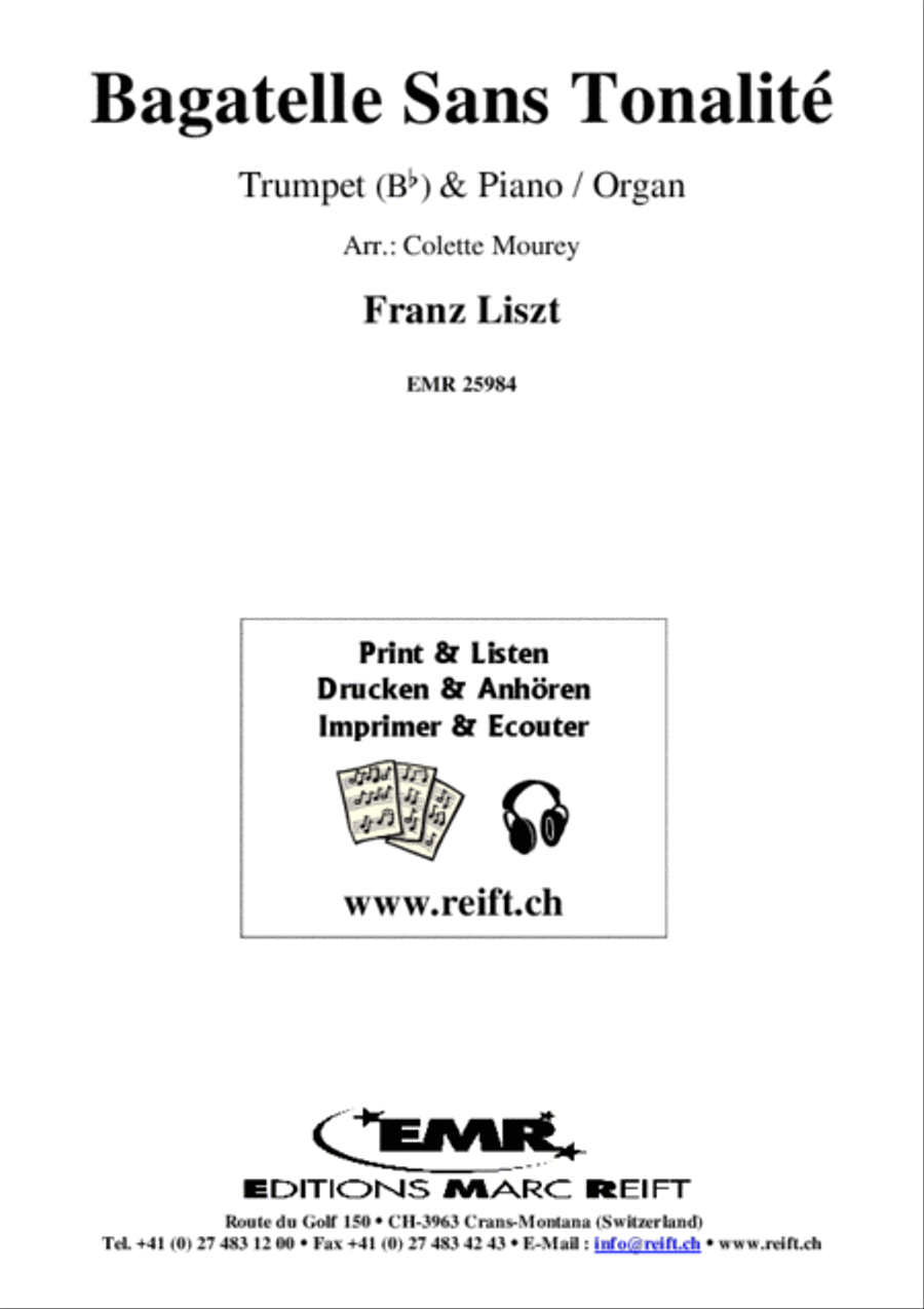 Bagatelle Sans Tonalite Trumpet Solo scores gallery preview page 2