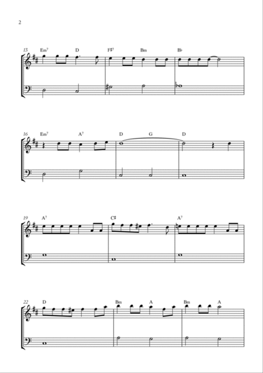 What A Wonderful World B-Flat Clarinet scores gallery preview page 2