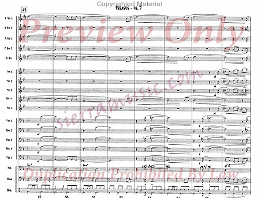 Pegasus Pegasus Jazz Ensemble scores gallery preview page 8