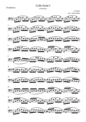 Preludium (from Cello Suite no.1 - J. S. Bach) for Trombone Solo