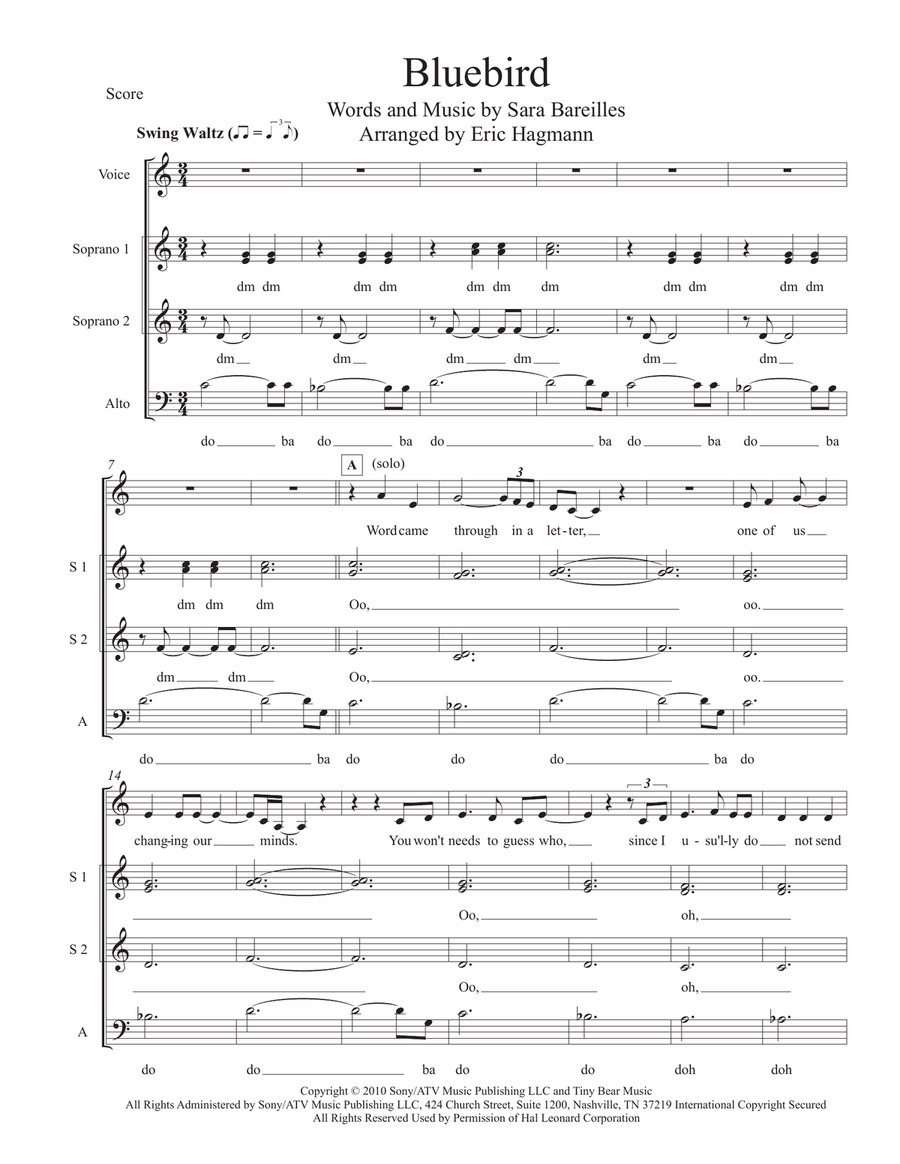 Bluebird SSA scores gallery preview page 1