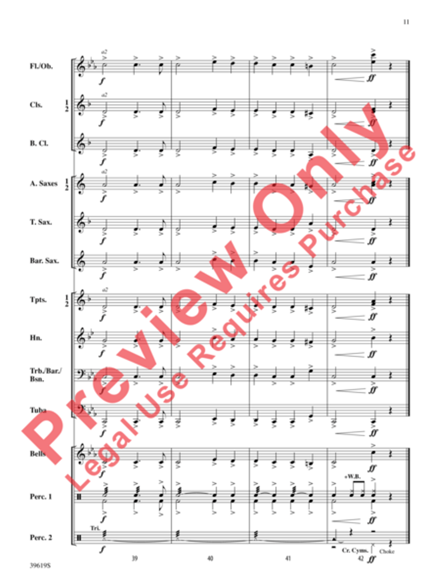 The Noise in the Basement Concert Band scores gallery preview page 12