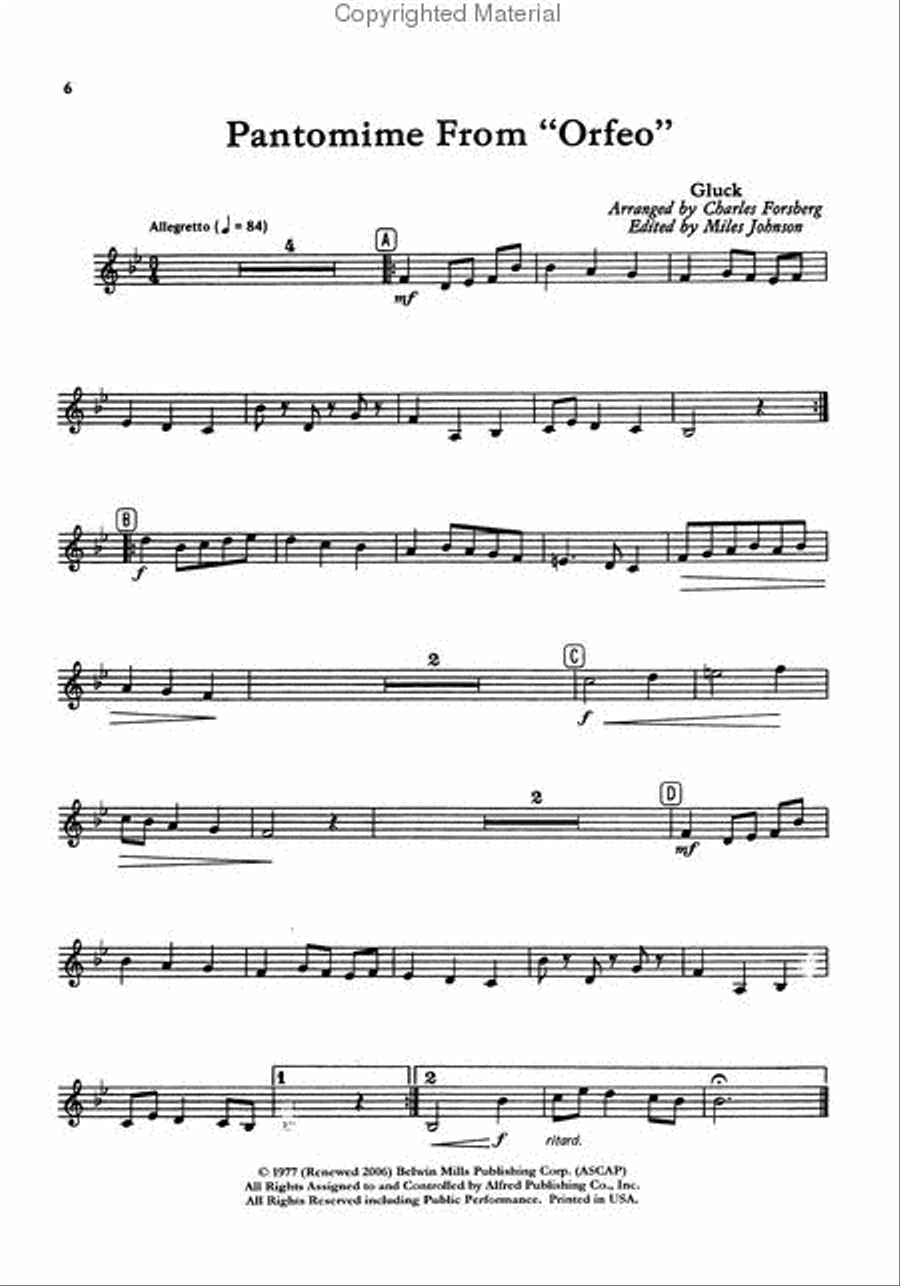Solo Sounds for French Horn, Volume 1 Horn scores gallery preview page 4