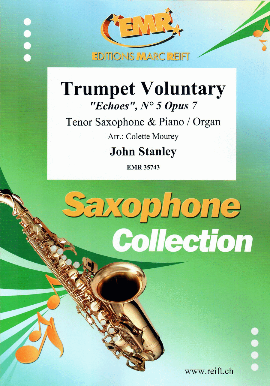 Trumpet Voluntary Tenor Saxophone scores gallery preview page 1