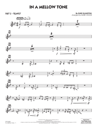 In A Mellow Tone (arr. Mark Taylor) - Part 2 - Trumpet