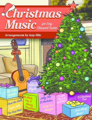 Book cover for Christmas Music for Easy Classical Guitar